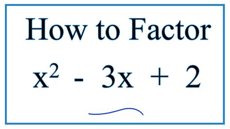 Example 4x2 3x 25. . Factorise x 2 3x 2